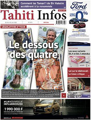 Cliquez sur la Une pour lire le journal.