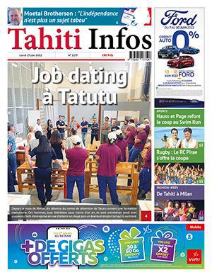 Cliquez sur la Une pour lire le journal.