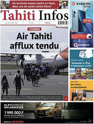 Cliquez sur la Une pour lire le journal.