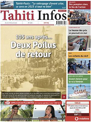Cliquez sur la Une pour lire le journal.