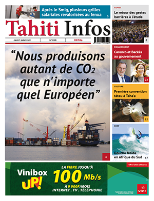 Cliquez sur la Une pour lire le journal.