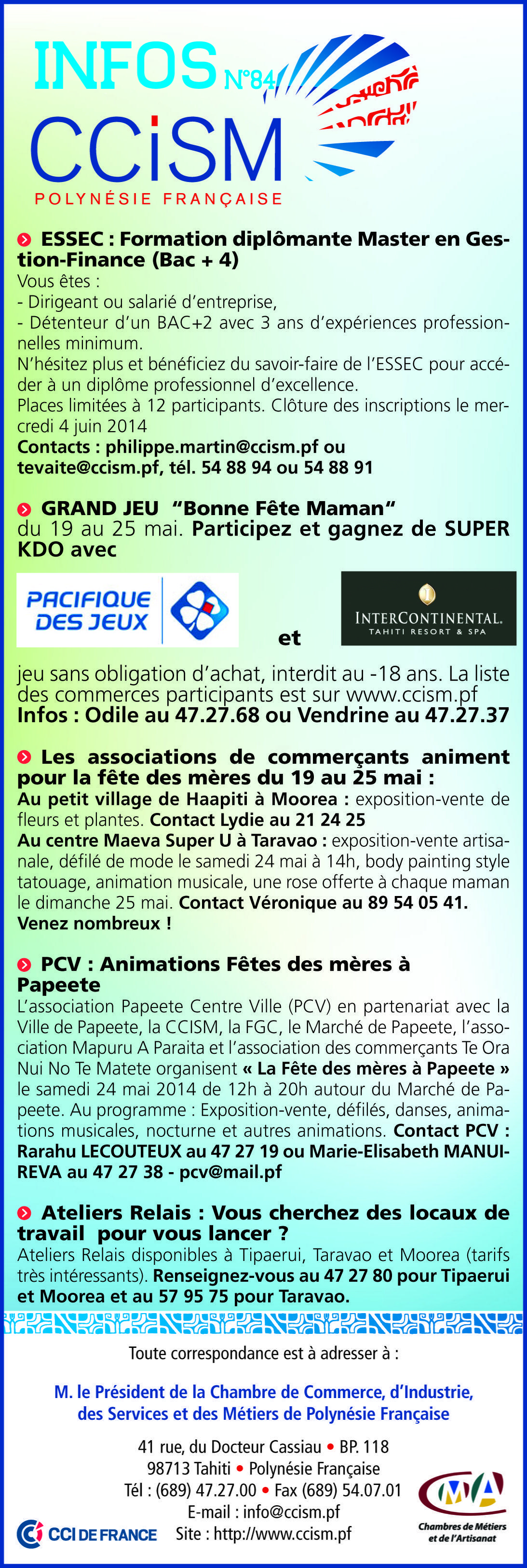 Infos CCISM N°84