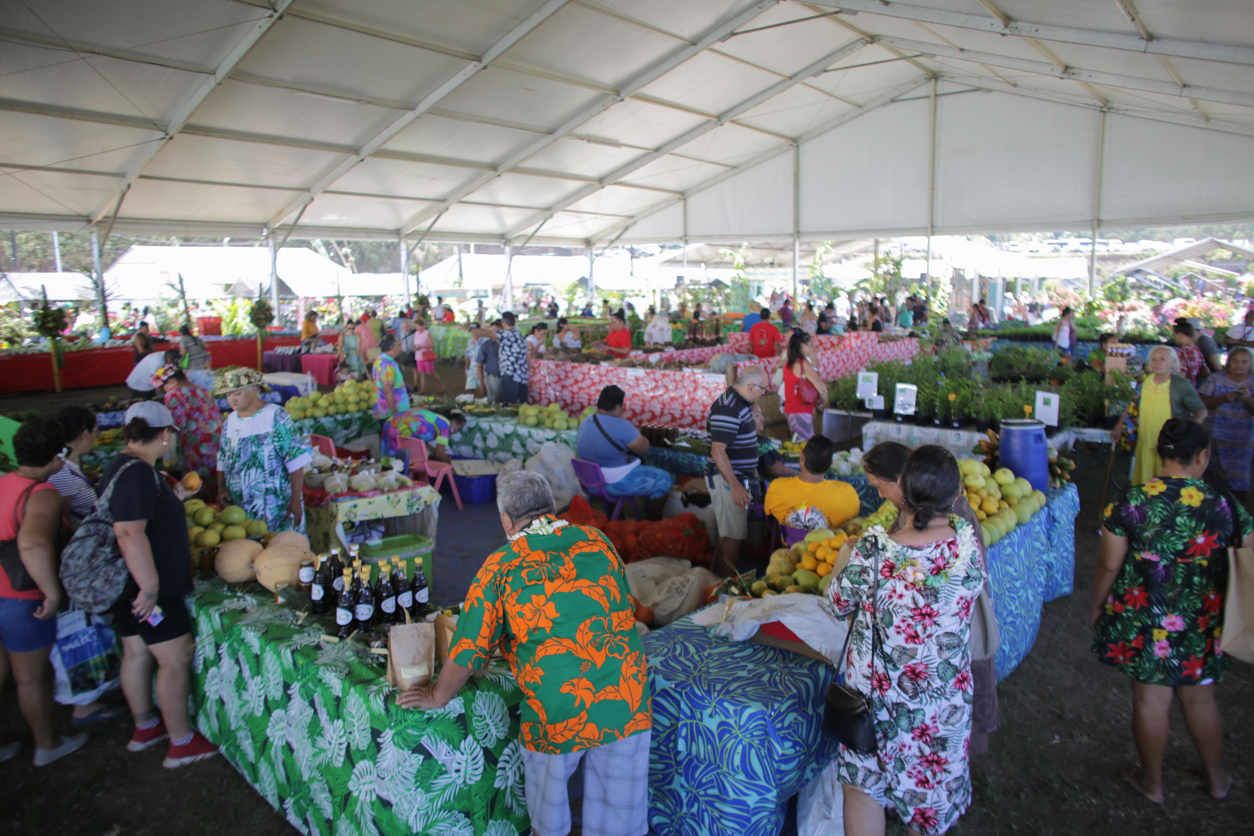 Dès le premier jour, la foire agricole attire déjà de nombreux visiteurs.