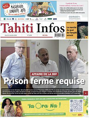 TAHITI INFOS N°2258 du 13 octobre 2022
