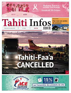 TAHITI INFOS N°2262 du 19 octobre 2022