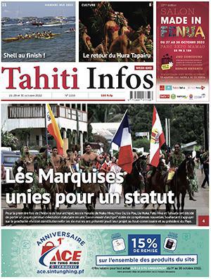 TAHITI INFOS N°2269 du 28 octobre 2022