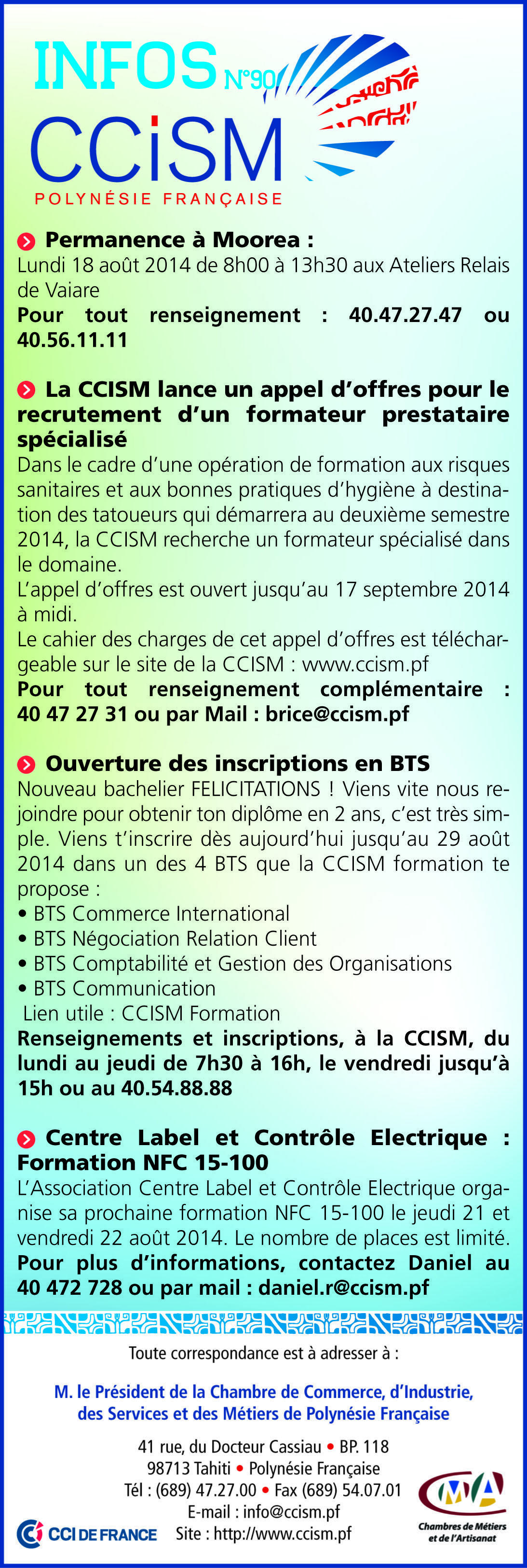 Infos CCISM N°90
