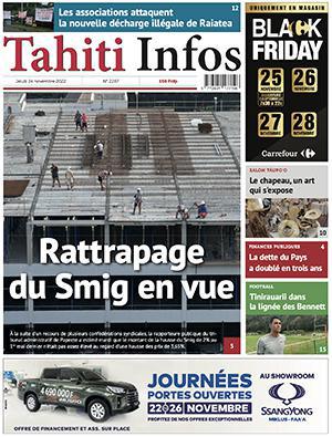 TAHITI INFOS N°2287 du 24 novembre 2022