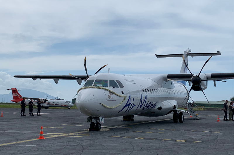 Le nouvel avion d’Air Moana.