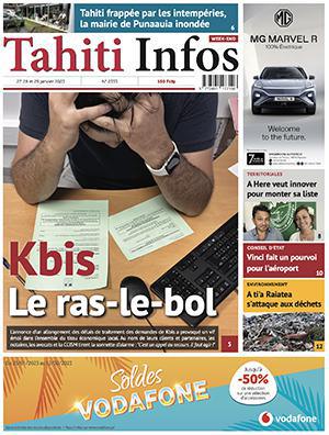 TAHITI INFOS N°2333 des 27, 28 et 29 janvier 2023