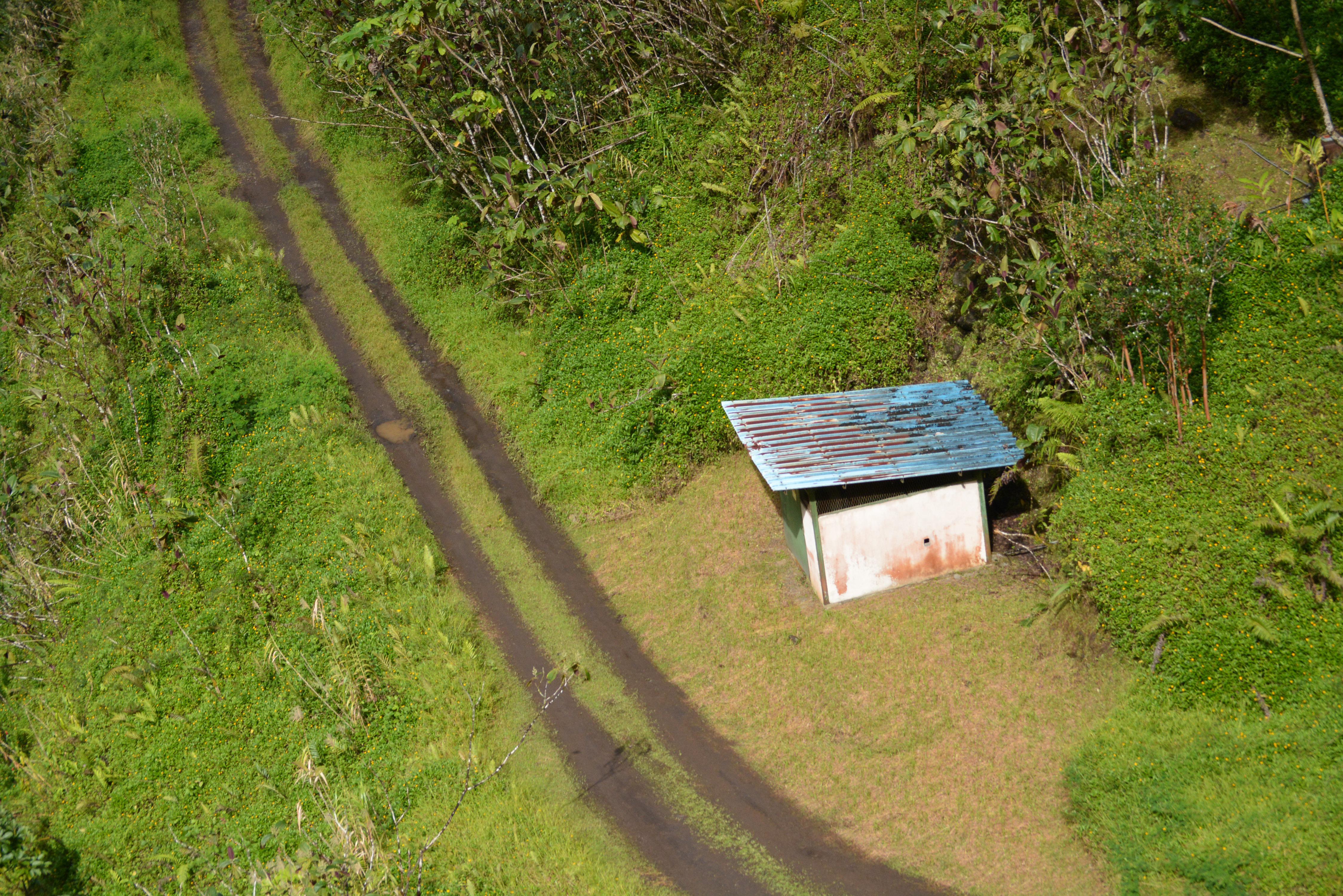 Le bout du chemin pour la route traversière de Tahiti