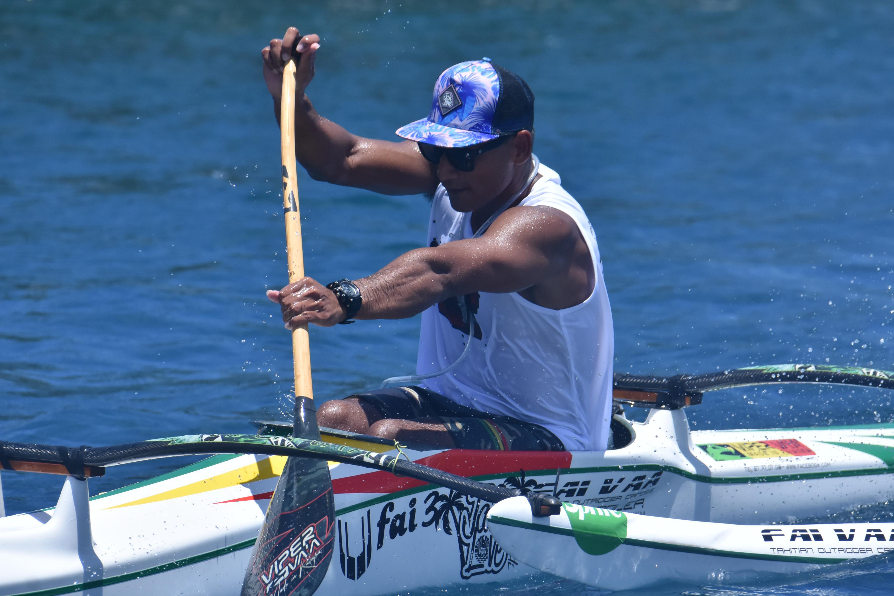 Tutearii Hoatua a parfaitement géré ses efforts, samedi, pour s'imposer à Taapuna.