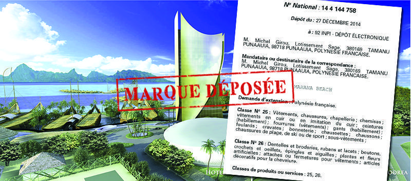 INPI : un inconnu dépose la marque "Mahana Beach"