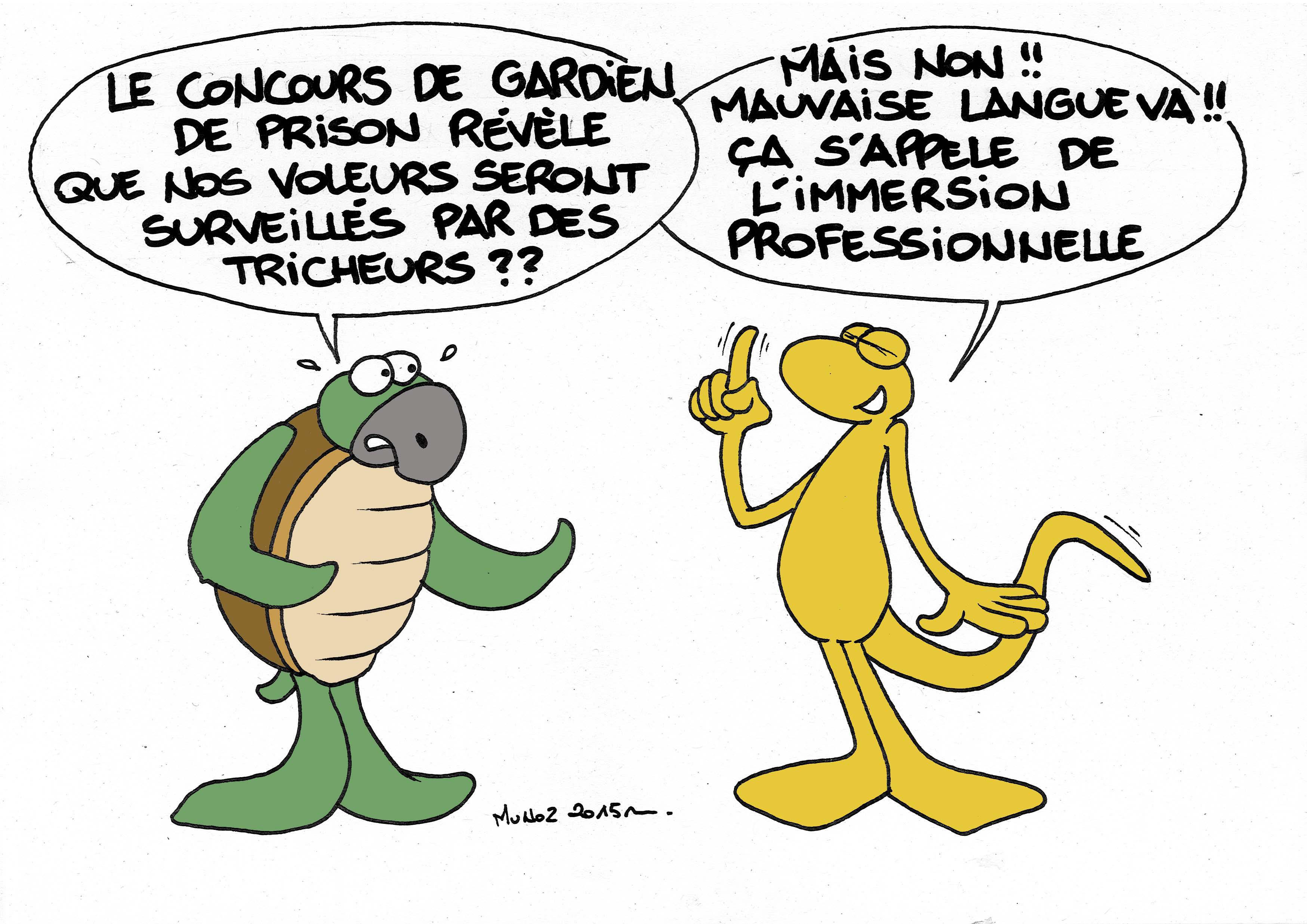 Le concours de gardien de prison suspecté de tricherie par Munoz