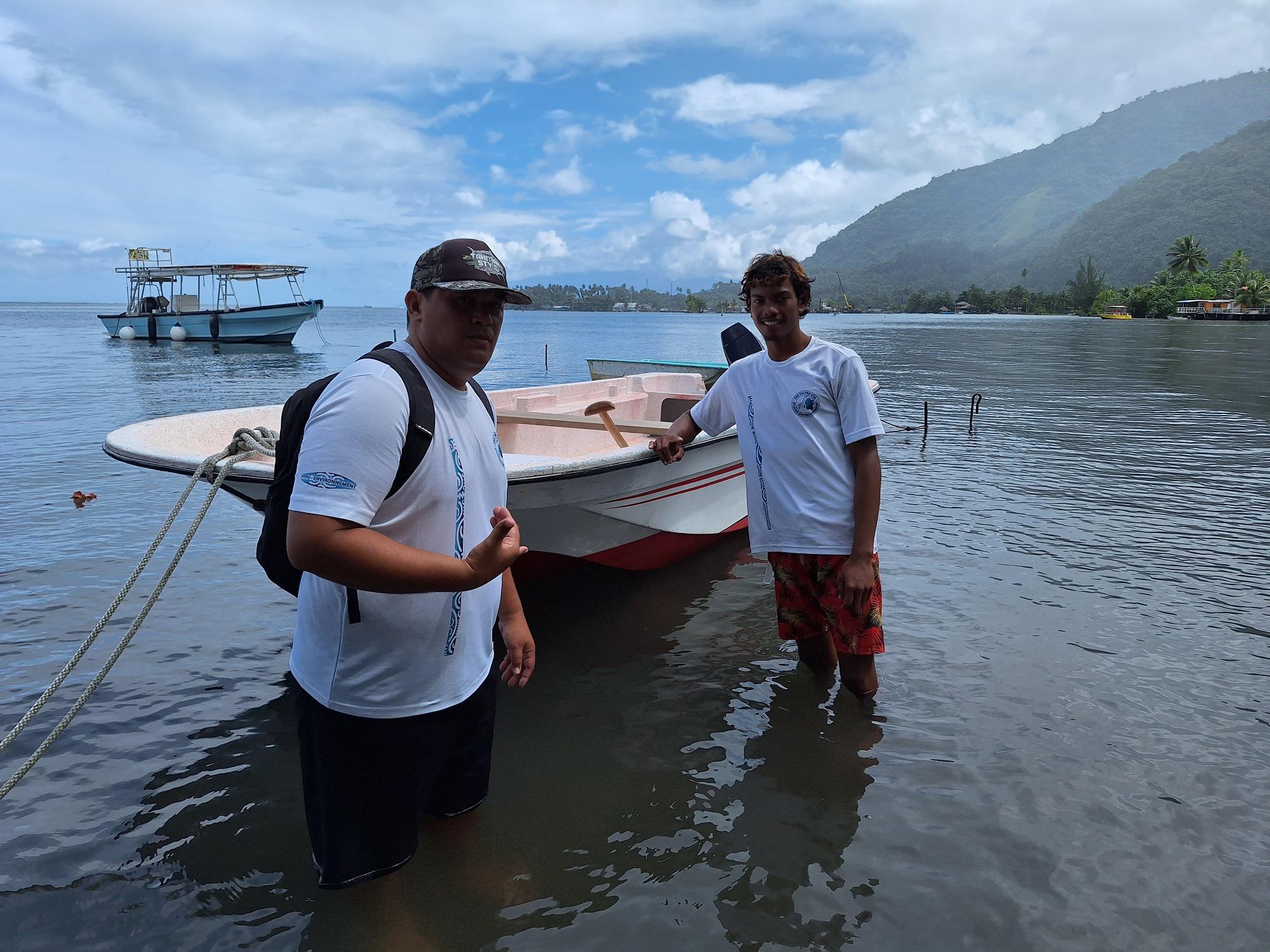 Heiarii et Vaitomoana ciblent le milieu marin aux abords de la tour des juges.