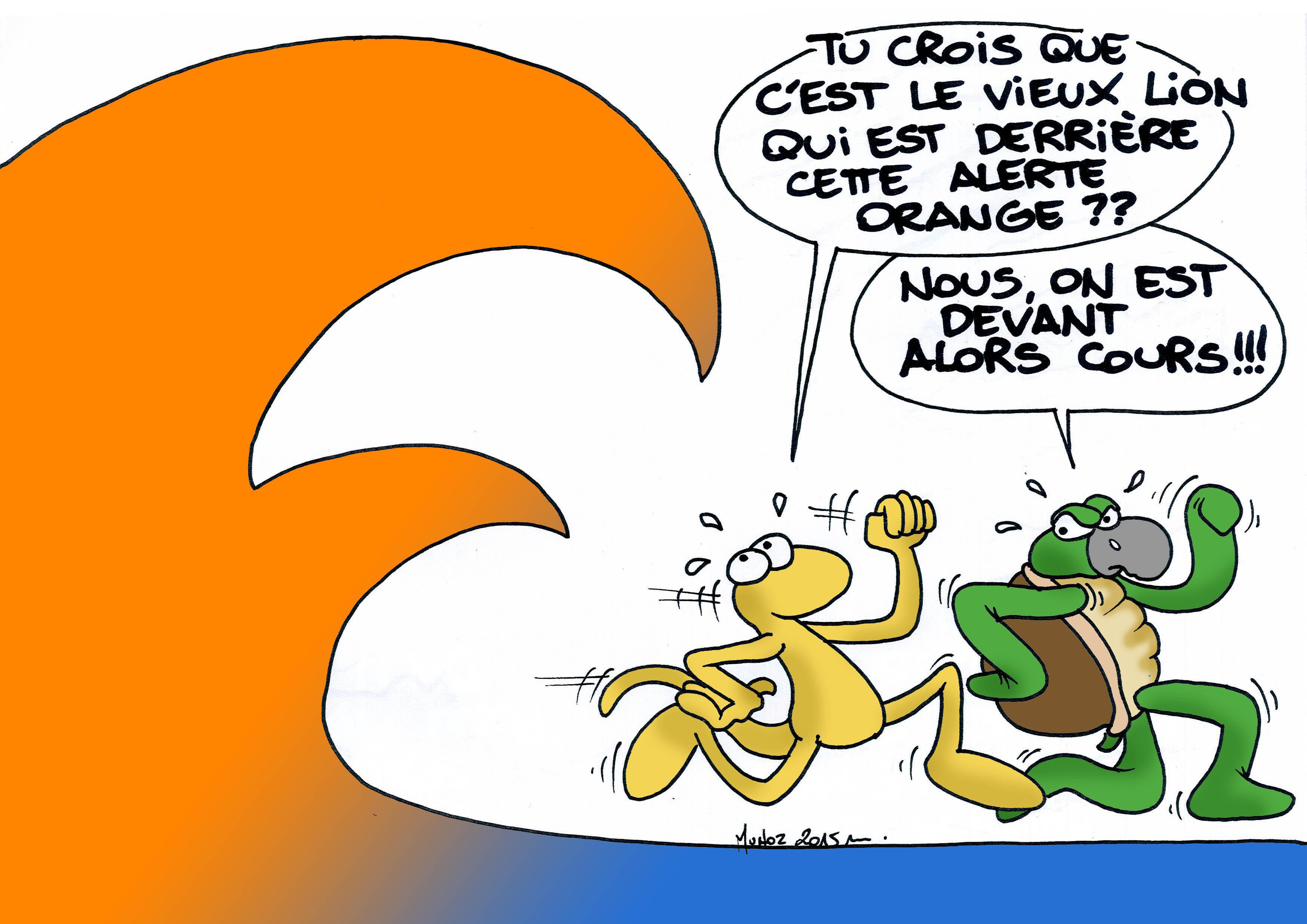 "Forte houle politique" par Munoz