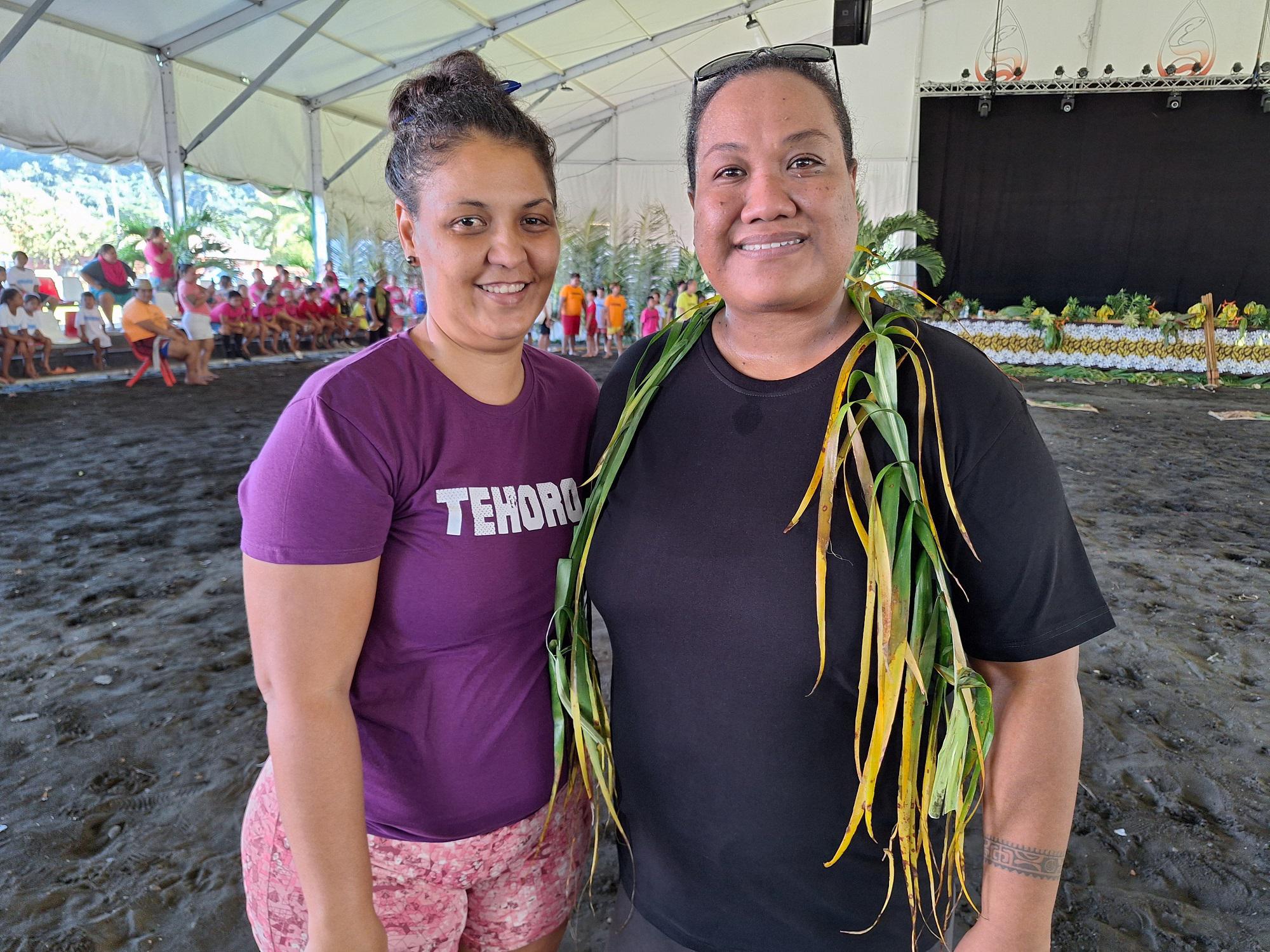 Hinerava Tauihara et Maimiti Fanaura.