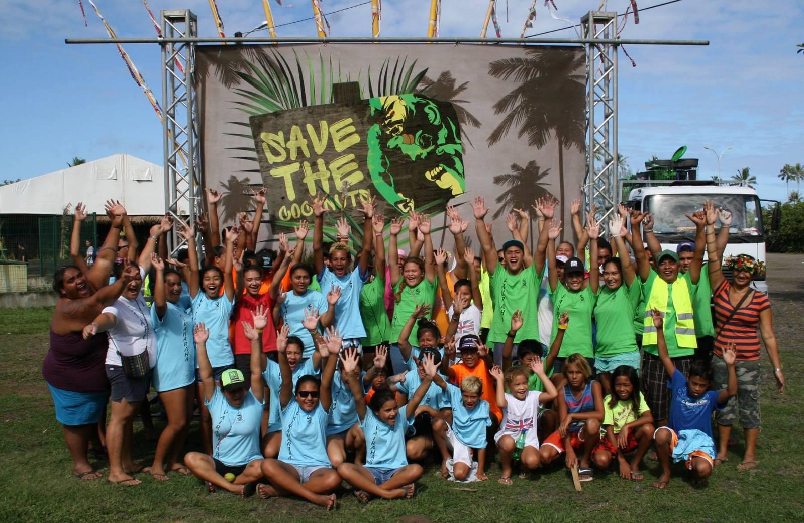 Les jeunes de la commune de Teva i Uta (Mataiea et Papeari) ont accueilli récemment le village Terre. (Photo : DR)