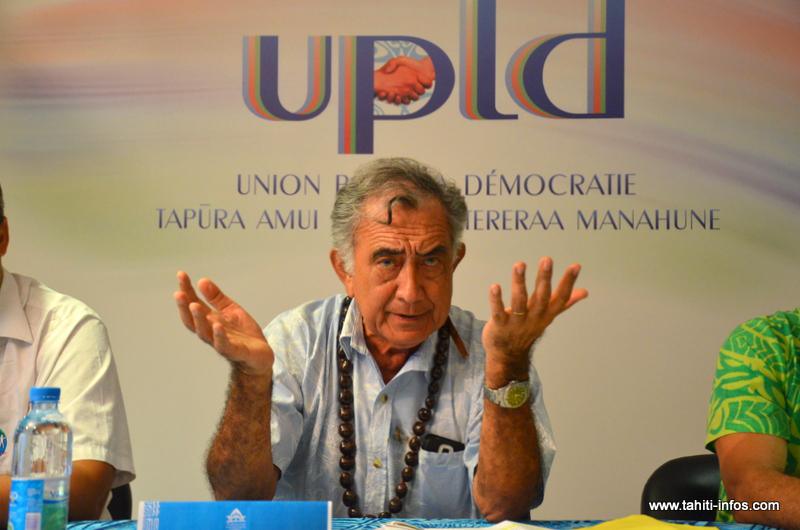 Oscar Temaru : "Je ne suis pas d’accord pour demander à l’Etat de nous rendre ce qui nous appartient"