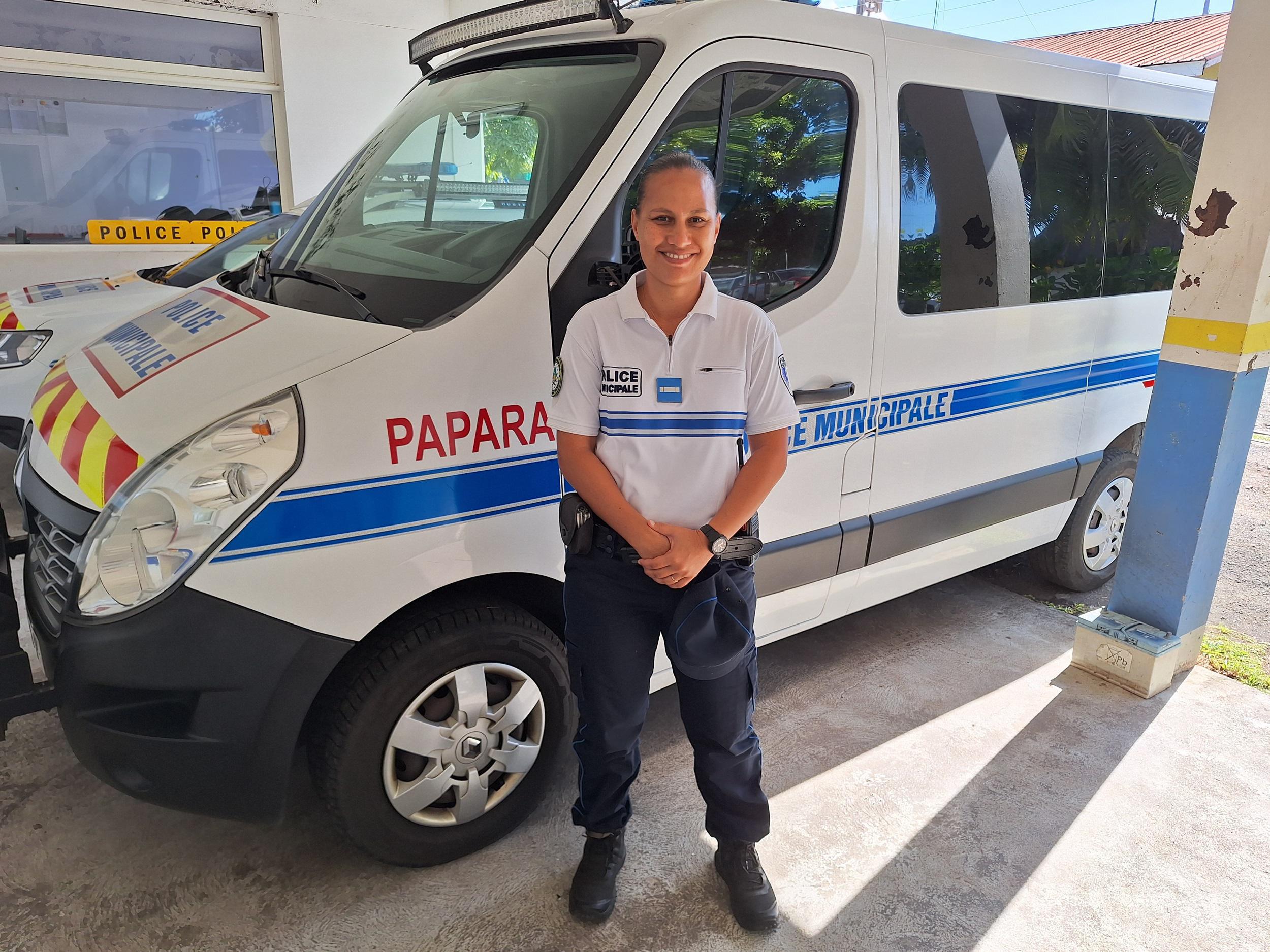 “Ce n’était pas une barrière pour moi”, confie Raihau Mahutatua, première femme cheffe de brigade à Papara (Crédit : Anne-Charlotte Lehartel).