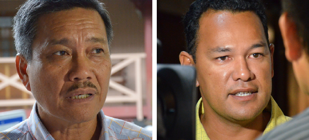 Thomas Moutame et Jacques Raioha.