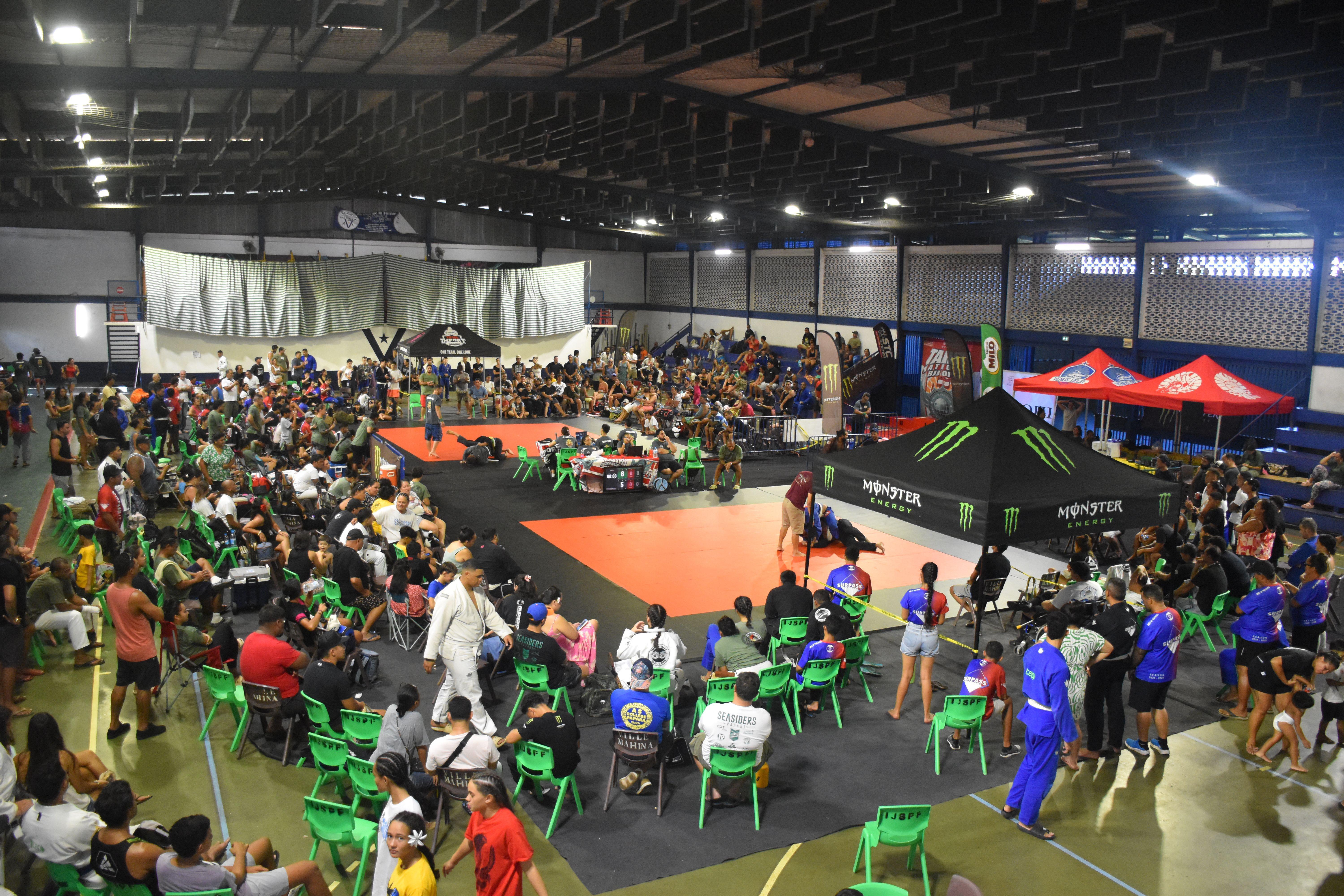 Il y avait énormément de monde au complexe sportif de Mahina pour ce National Brazilian Jiu Jitsu 2025.