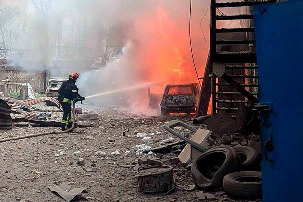 Crédit Handout / UKRAINIAN EMERGENCY SERVICE / AFP