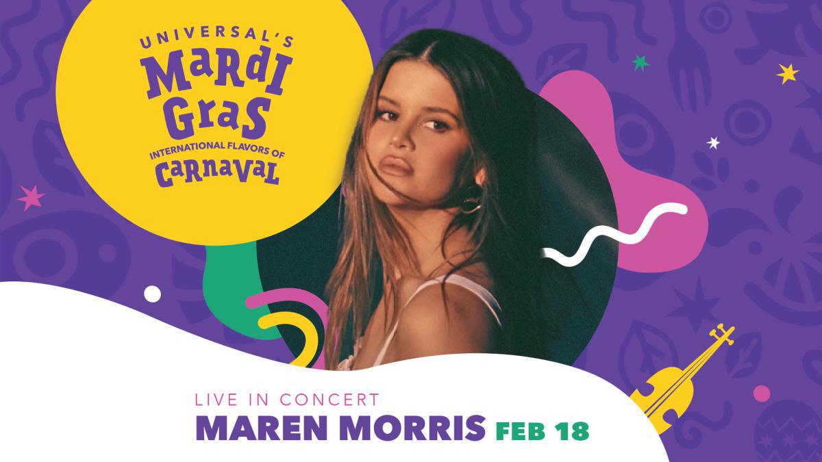 Superstars leiten Live-Konzerte für die Mardi Gras 2023-Feier des Universal Orlando Resort
