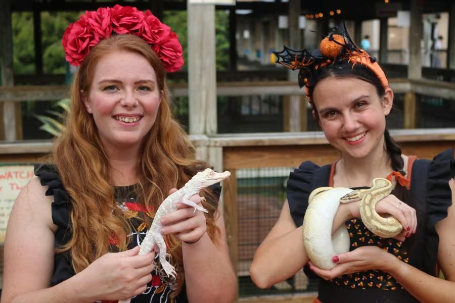 Gators, Ghosts and Goblins Event im Gatorland Gators, Ghosts and Goblins Event im Gatorland