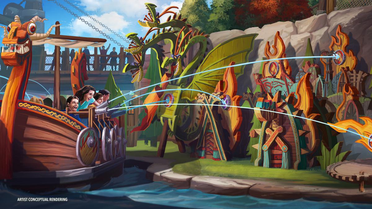 Werft einen ersten Blick auf die Welt von „Drachenzähmen leicht gemacht“ im Epic Universe Werft einen ersten Blick auf die Welt von „Drachenzähmen leicht gemacht“ im Epic Universe