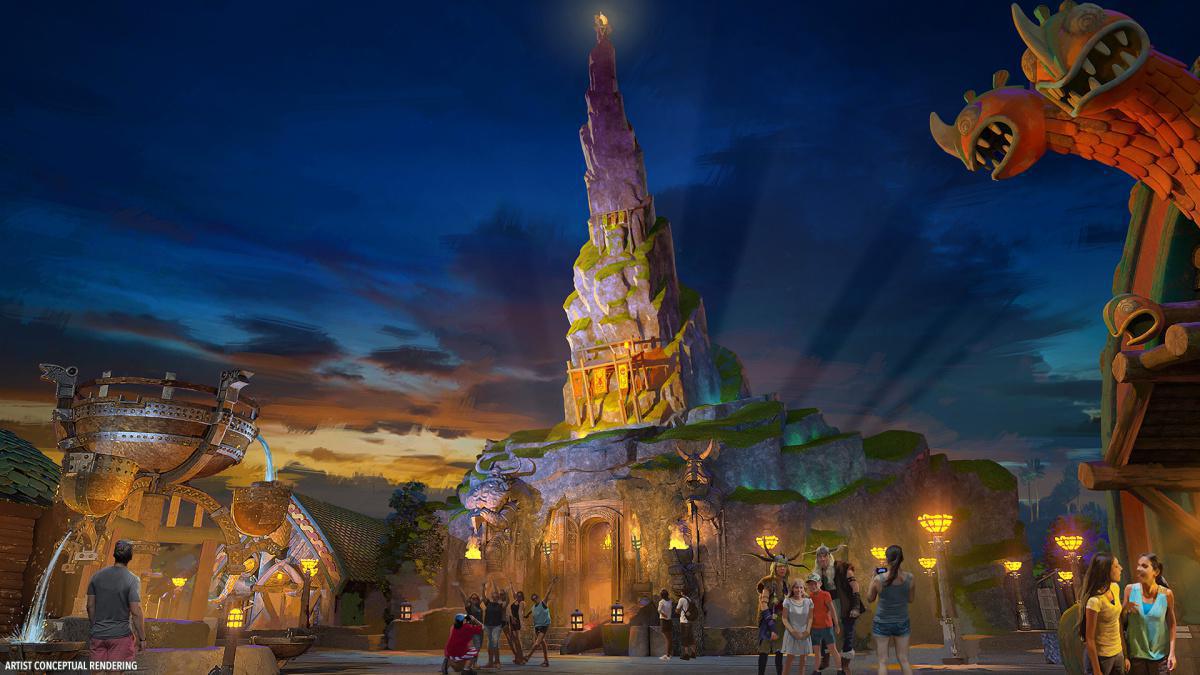 Werft einen ersten Blick auf die Welt von „Drachenzähmen leicht gemacht“ im Epic Universe Werft einen ersten Blick auf die Welt von „Drachenzähmen leicht gemacht“ im Epic Universe