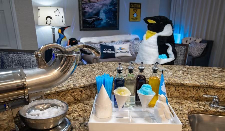 Übernachtet in der neuen SeaWorld Suite, inspiriert vom Antarctica Realm