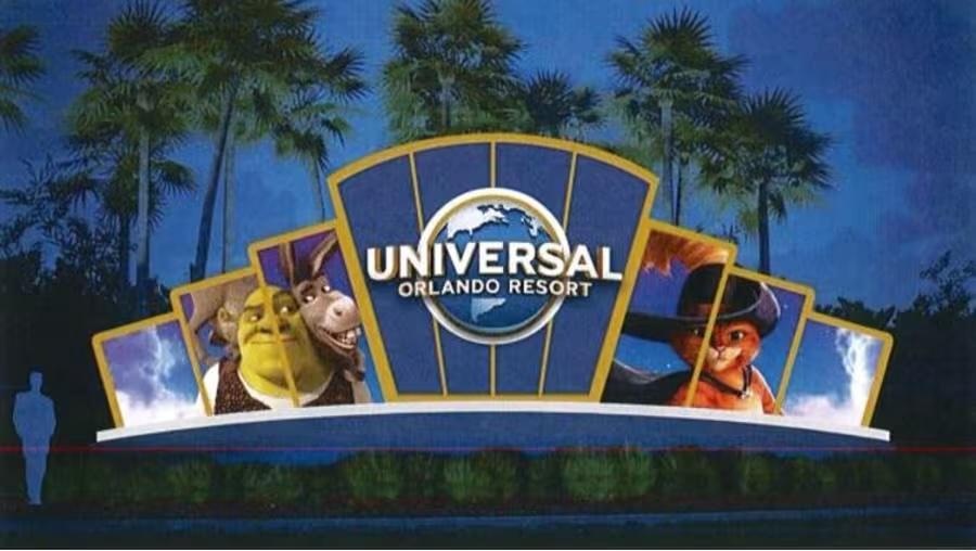 Universal Orlando beantragt Genehmigung für neue auffällige Eingangsschilder Universal Orlando beantragt Genehmigung für neue auffällige Eingangsschilder