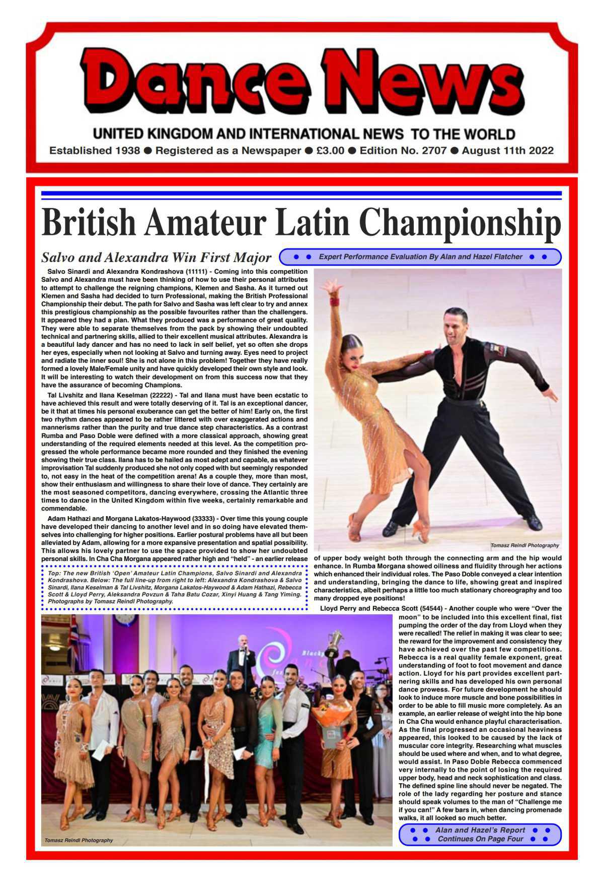 Dance News, UK & International