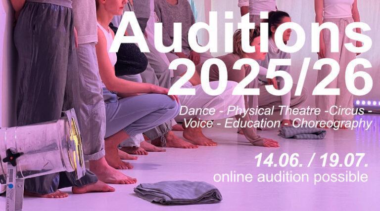 SENECA INTENSIV – AUDITIONS