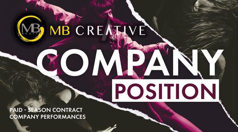 MB Creative Audition – Open Female and Male Positions