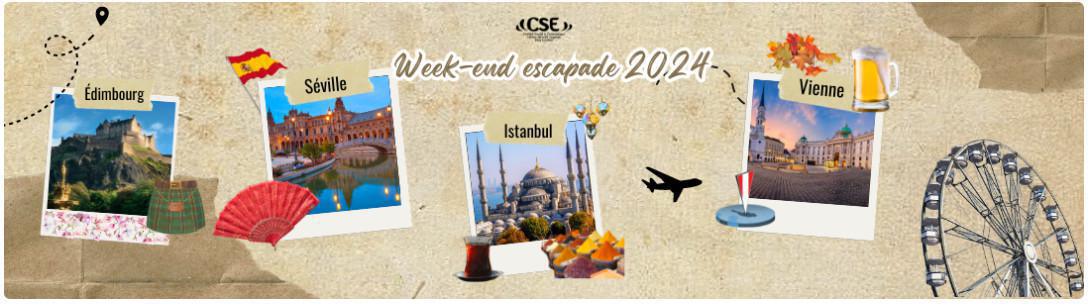 Week-end escapade 2024 Week-end escapade 2024