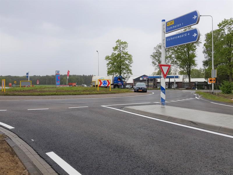 N397 tussen rotonde Heuvel en Braambos weer open N397 tussen rotonde Heuvel en Braambos weer open