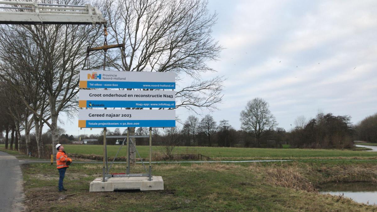 Plaatsing bouwborden Plaatsing bouwborden