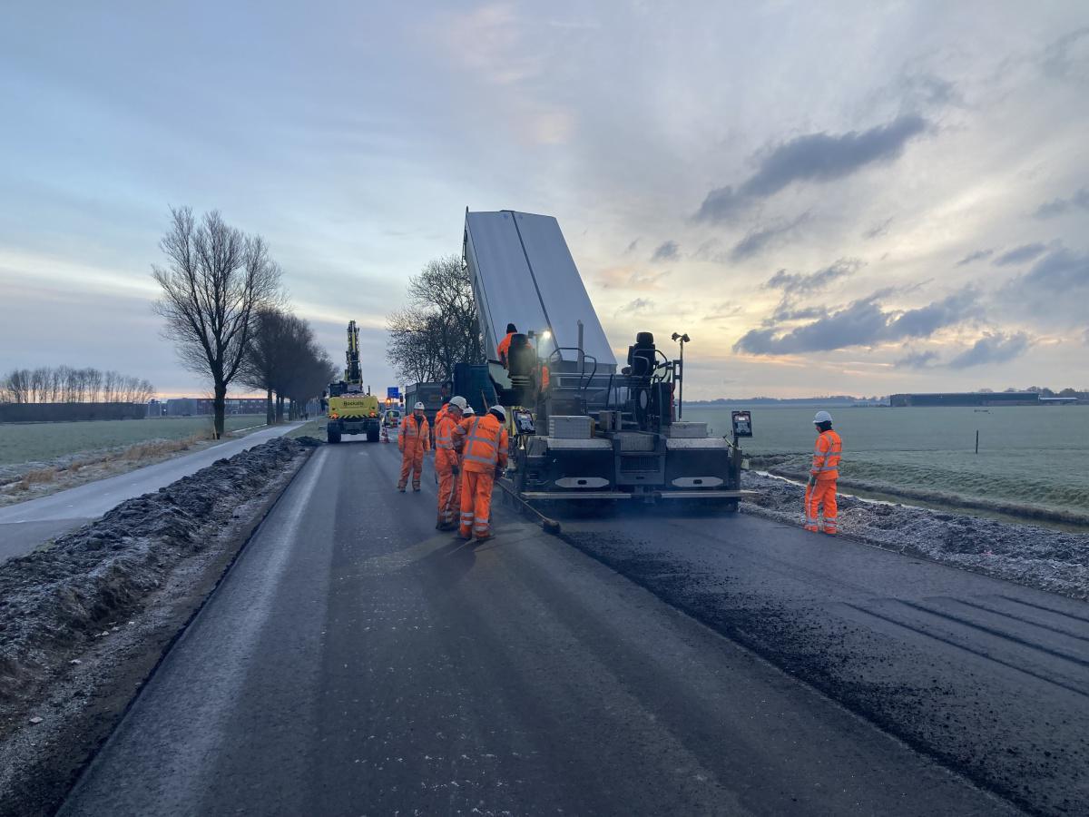 Update asfalteerwerkzaamheden Middenweg