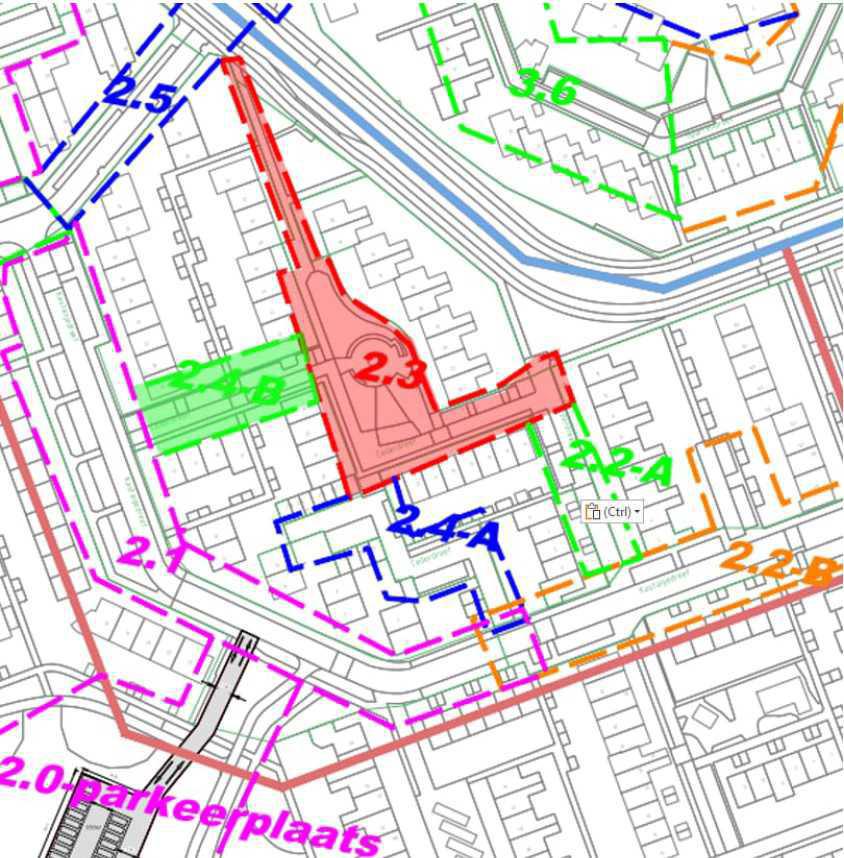 Deelgebied 2. Wijziging planning Deelgebied 2. Wijziging planning