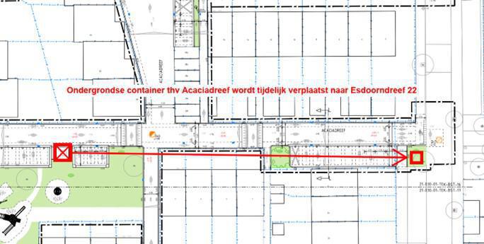 Deelgebied 1 en 2, verplaatsen ondergrondse vuilcontainers Deelgebied 1 en 2, verplaatsen ondergrondse vuilcontainers