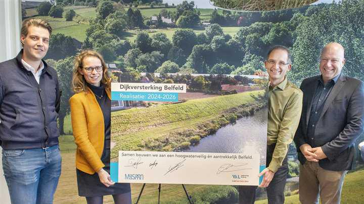 Aannemerscombinatie MaaSamen gaat dijkversterking Belfeld realiseren Aannemerscombinatie MaaSamen gaat dijkversterking Belfeld realiseren