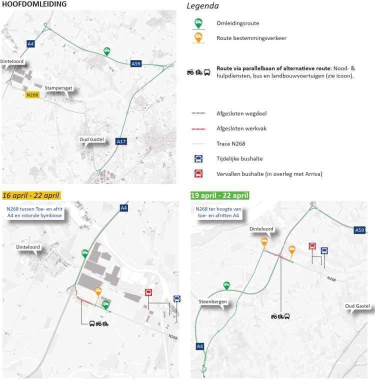 Vervolg werkzaamheden N268 Vervolg werkzaamheden N268