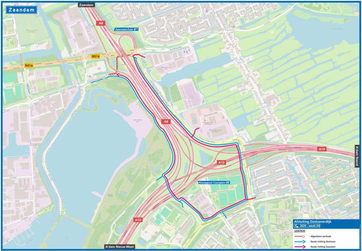 Omleiding fietsers 3 juni Omleiding fietsers 3 juni
