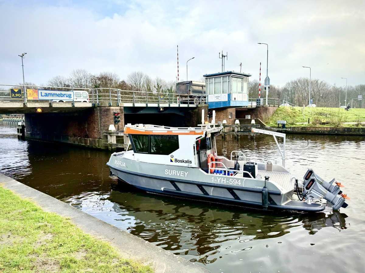Surveyboot geeft uniek kijkje in de bodem Surveyboot geeft uniek kijkje in de bodem