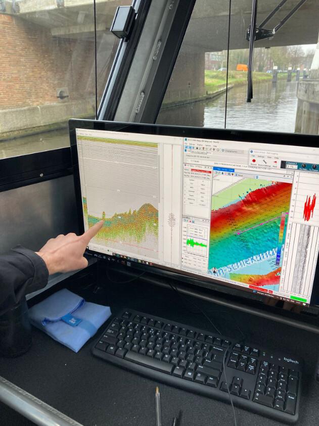 Surveyboot geeft uniek kijkje in de bodem Surveyboot geeft uniek kijkje in de bodem