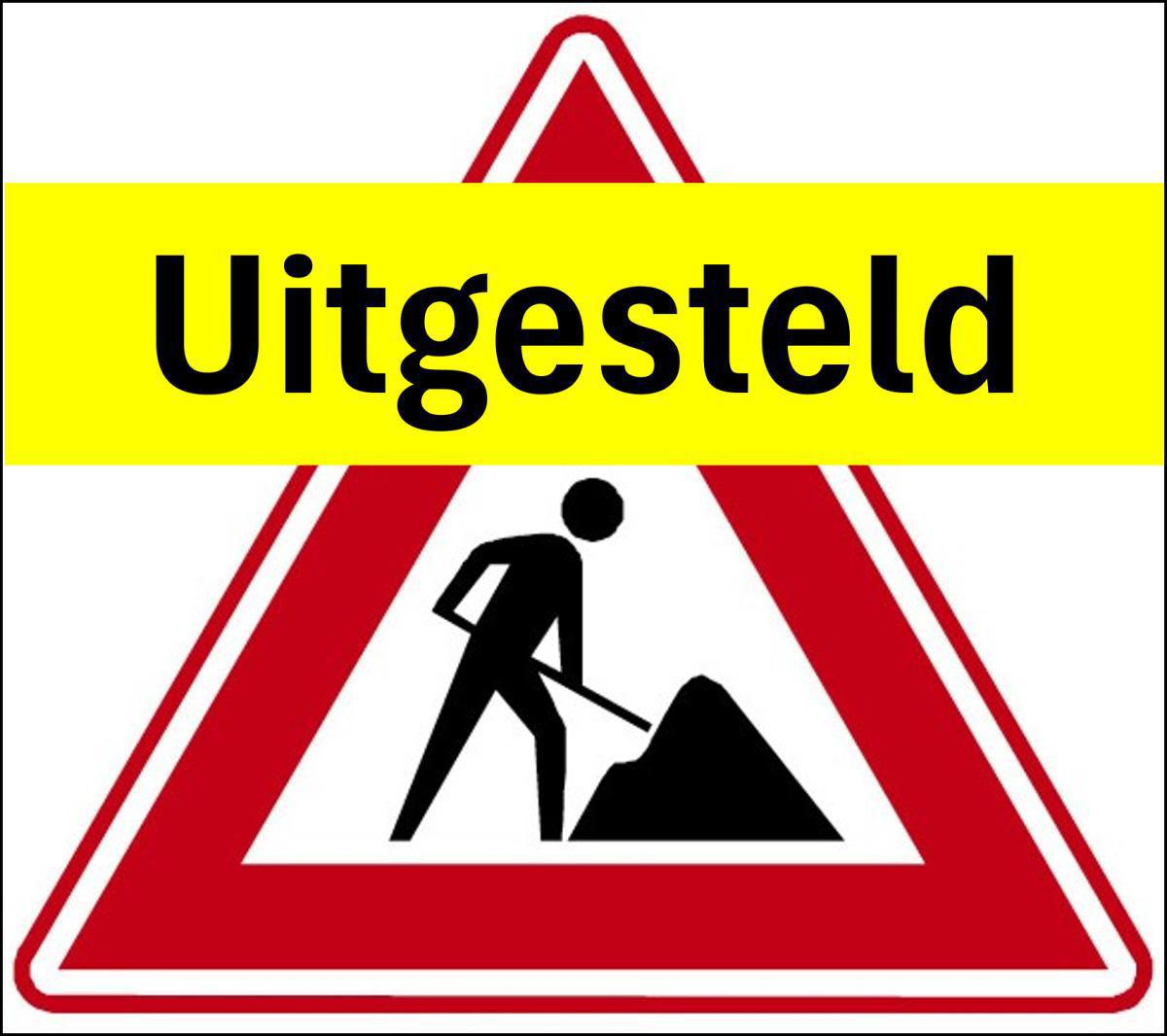 Nachtwerkzaamheden dinsdag 14 januari uitgesteld vanwege regen