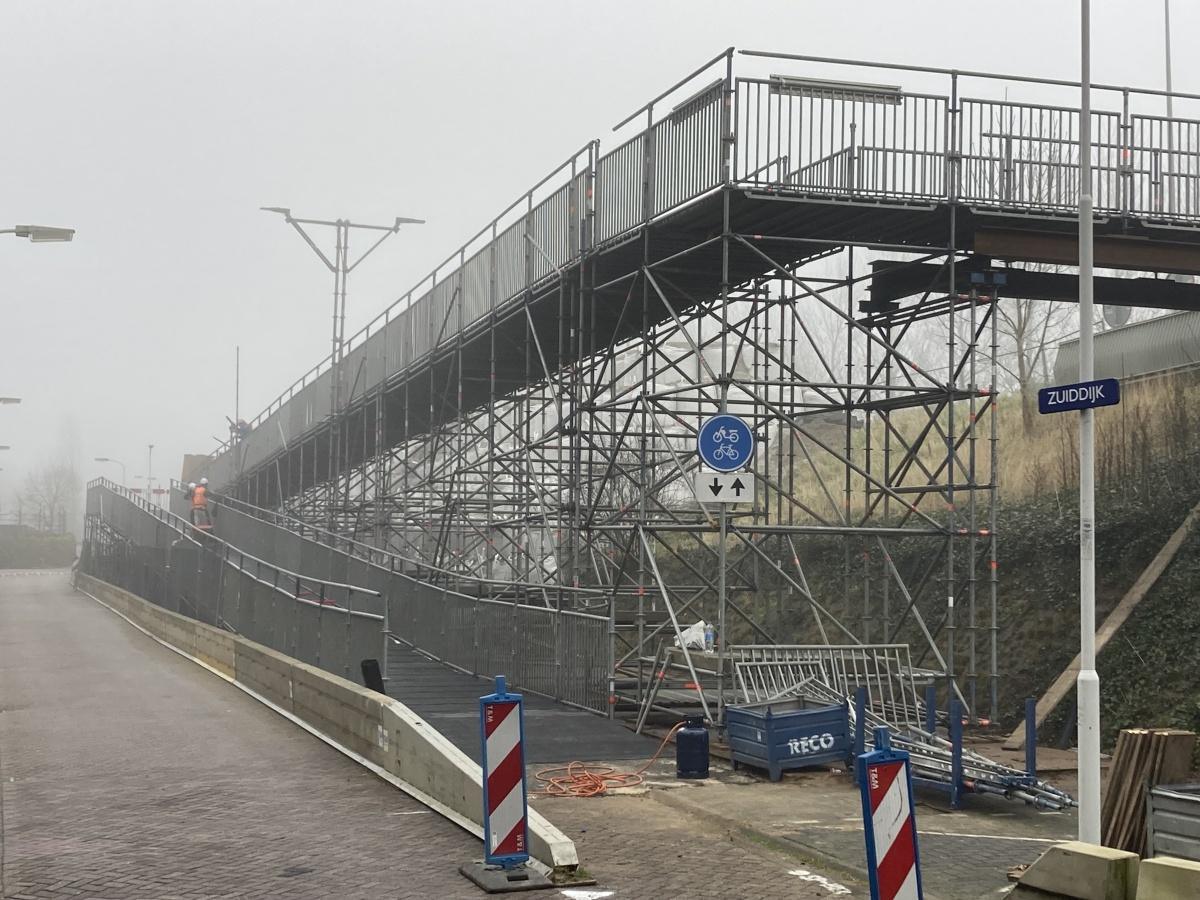 Fietshelling Zuiddijk open