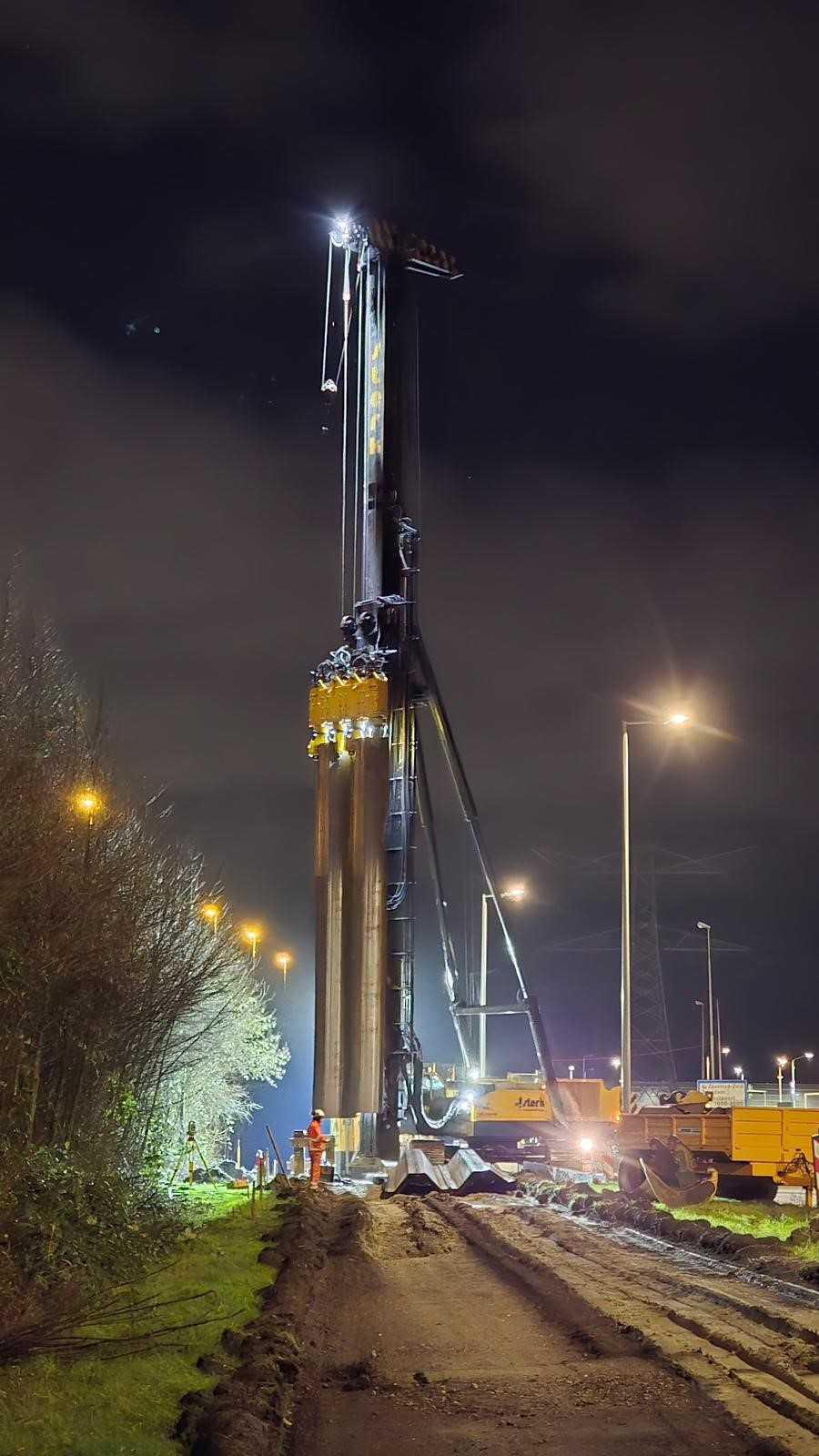 Nachtwerkzaamheden Verlengde Stellingweg 27-01 t/m 14-02-2025